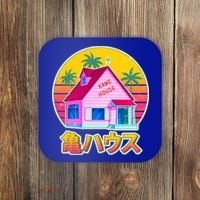 Retro Eighties 80's Anime Kame House Coaster thumb 0