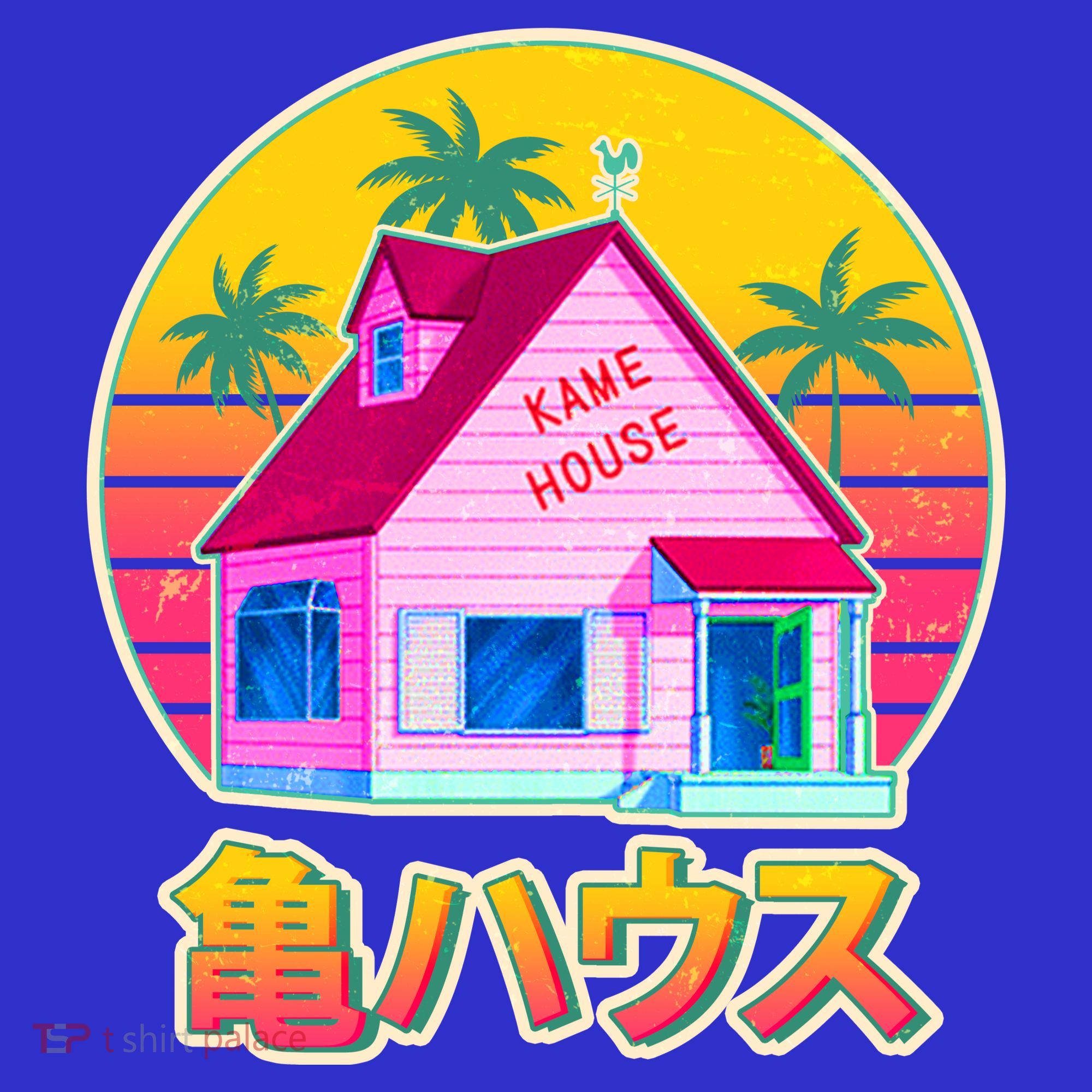 Retro Eighties 80's Anime Kame House Women's Tank Top