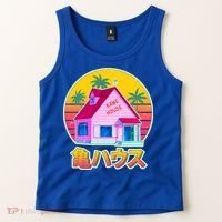 Retro Eighties 80's Anime Kame House Tank Top thumb 2