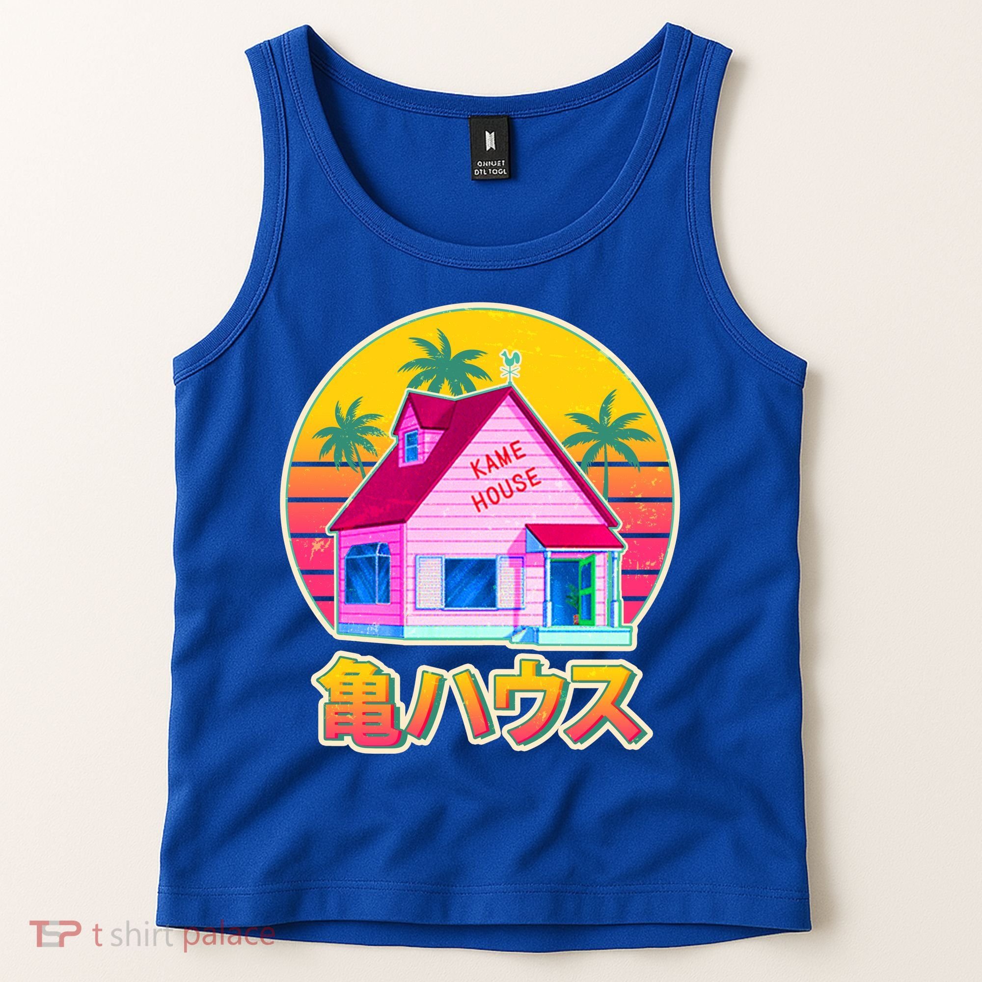 Retro Eighties 80's Anime Kame House Tank Top