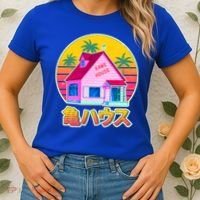 Retro Eighties 80's Anime Kame House Women's T-Shirt thumb 2