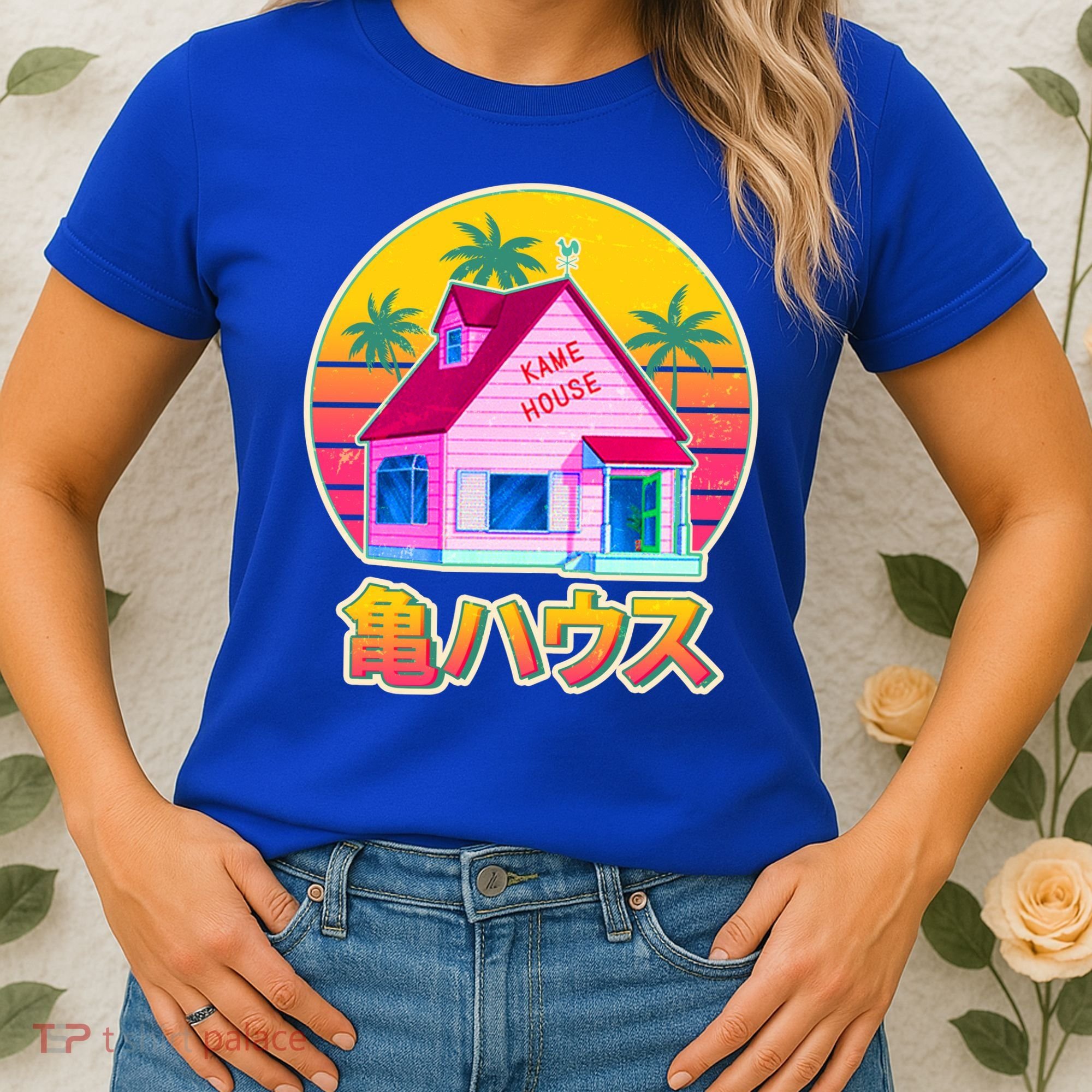 Retro Eighties 80's Anime Kame House Women's T-Shirt