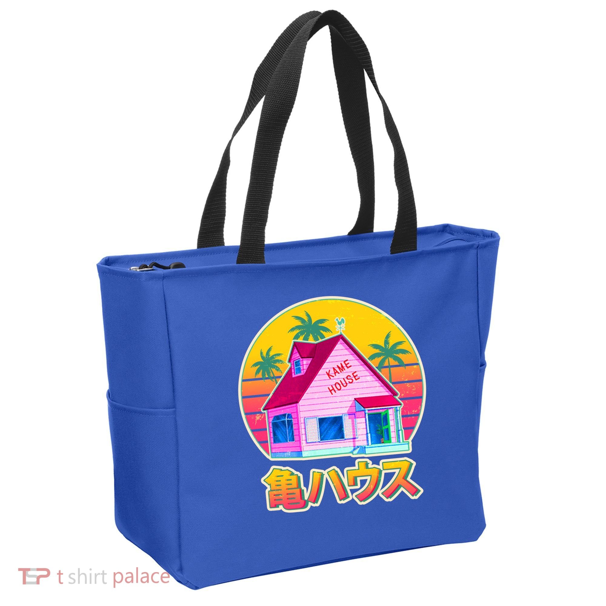 Retro Eighties 80's Anime Kame House Tote Bag