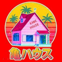 Retro Eighties 80's Anime Kame House Santa Hat thumb 1