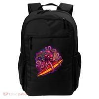 Retro Eighties 80's Surfer Octopus Backpack thumb 0
