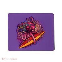 Retro Eighties 80's Surfer Octopus Mousepad thumb 0