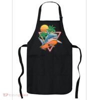 Retro Eighties 80's Skateboarding Shark Apron thumb 0