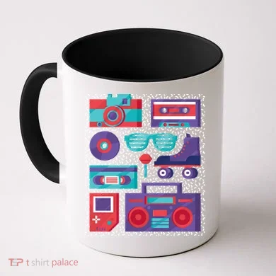 Retro Elements 90s Coffee Mug
