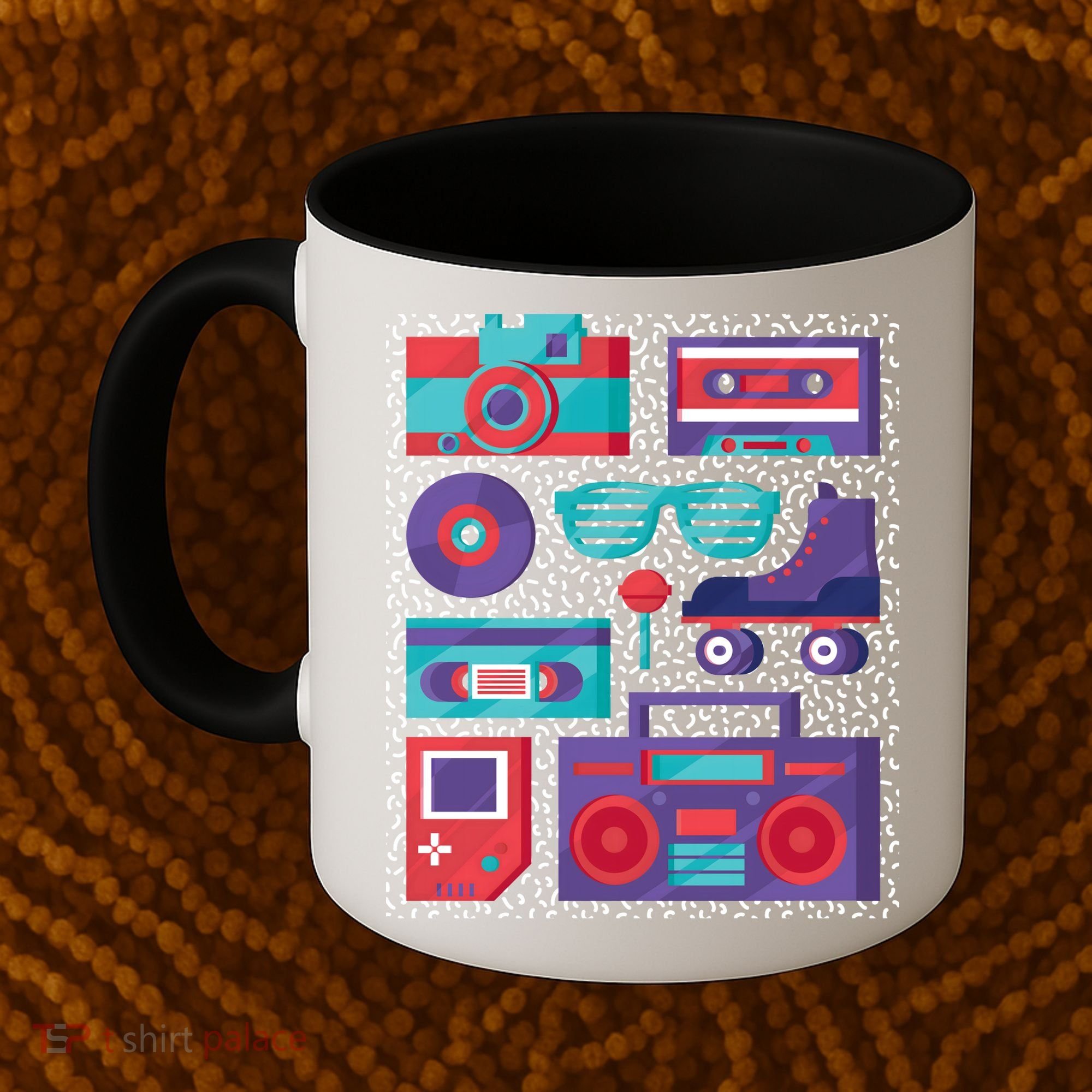 Retro Elements 90s Coffee Mug