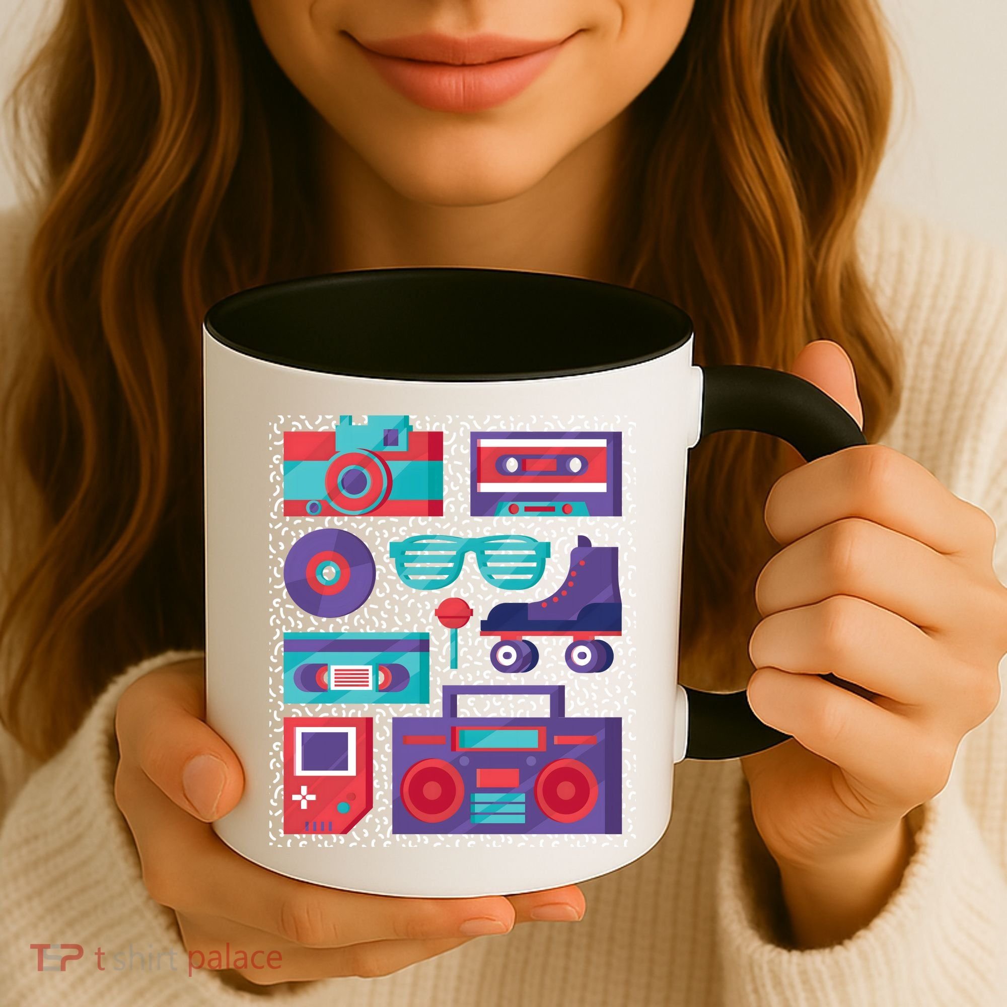 Retro Elements 90s Coffee Mug
