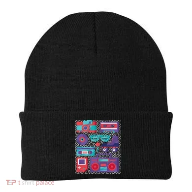 Retro Elements 90s Beanie