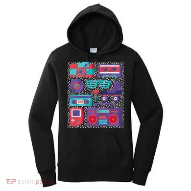Retro Elements 90s Women's Hoodie