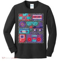 Retro Elements 90s Kids Long Sleeve Shirt thumb 0