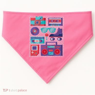 Retro Elements 90s USA-Made Doggie Bandana