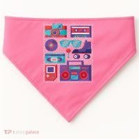 Retro Elements 90s USA-Made Doggie Bandana thumb 0