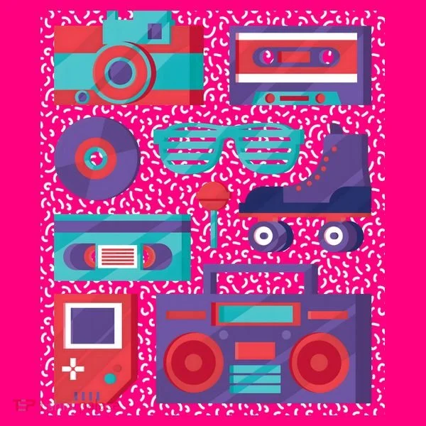 Retro Elements 90s Toddler T-Shirt