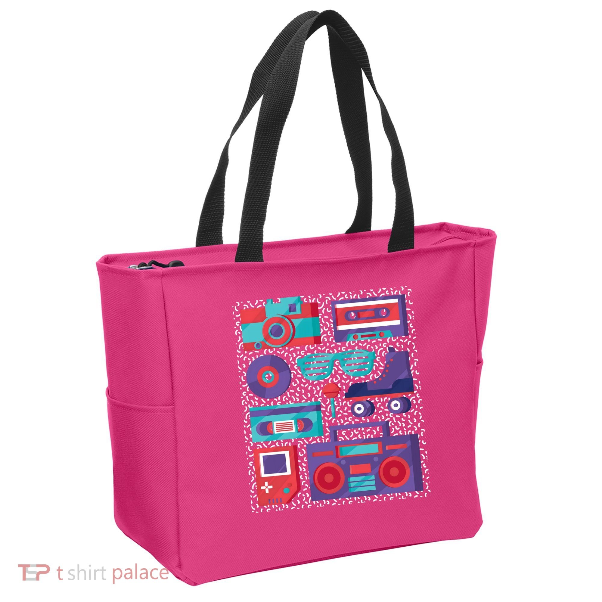 Retro Elements 90s Tote Bag