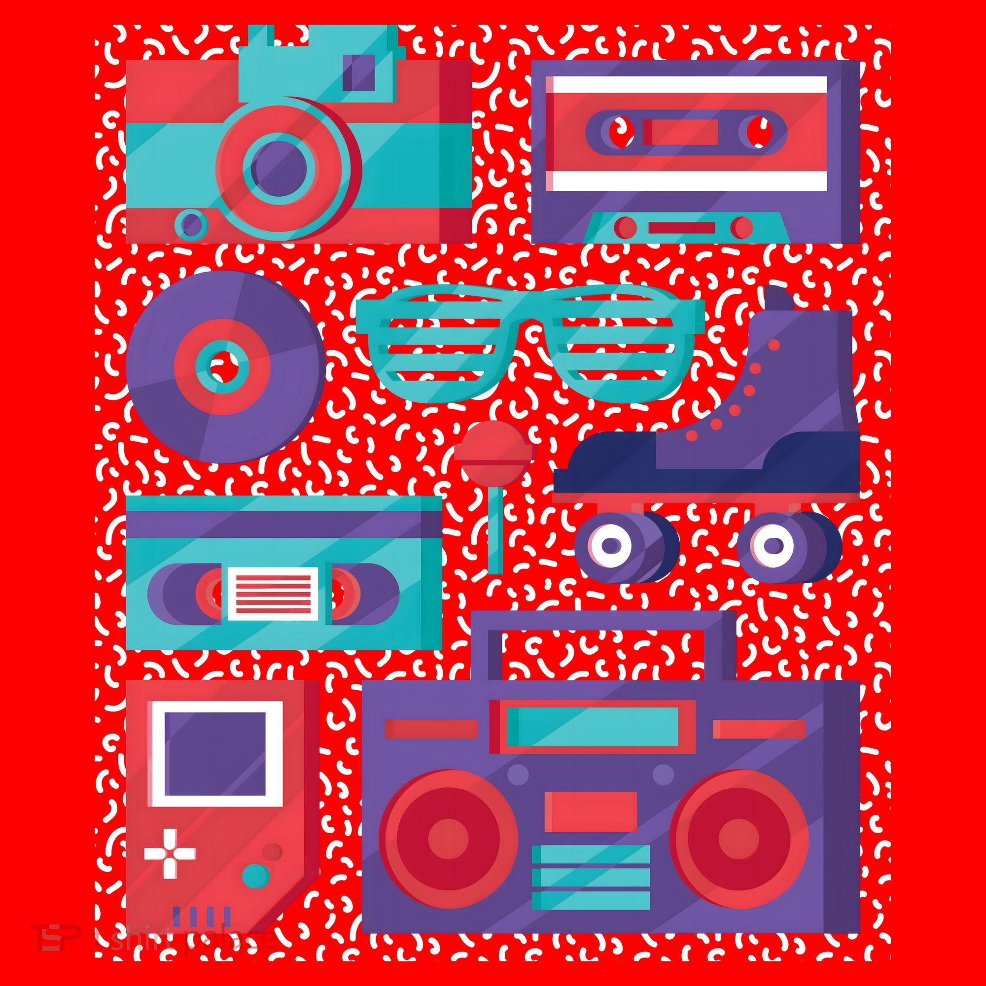 Retro Elements 90s Santa Hat