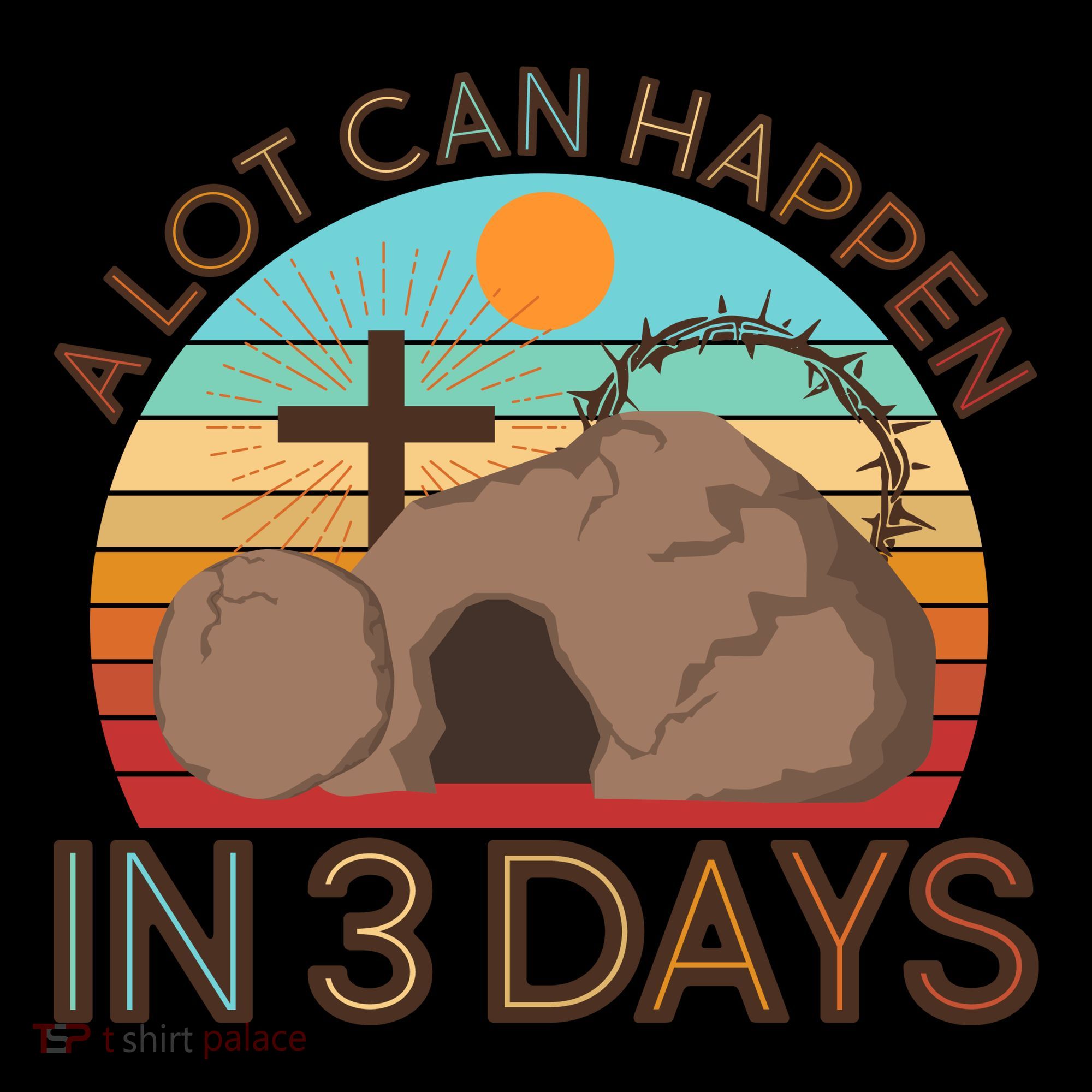 Retro Easter A Lot Can Happen In 3 Days Coffee Mug
