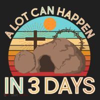 Retro Easter A Lot Can Happen In 3 Days Tumbler thumb 3