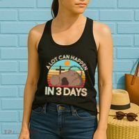 Retro Easter A Lot Can Happen In 3 Days Women's Tank Top thumb 2