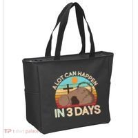 Retro Easter A Lot Can Happen In 3 Days Tote Bag thumb 2