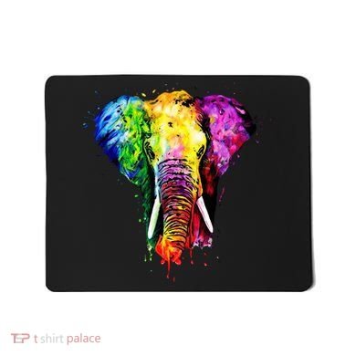 Rainbow Elephant Art Cute Gift Mousepad