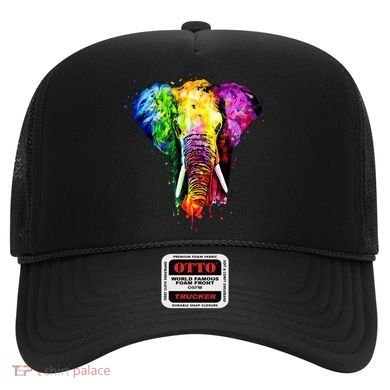 Rainbow Elephant Art Cute Gift Hat