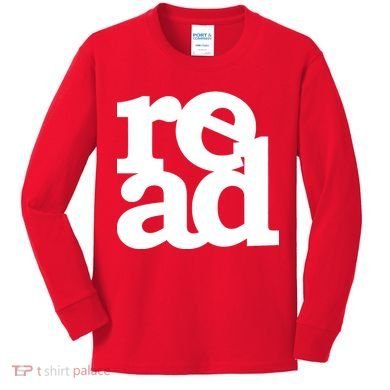 Read Logo Kids Long Sleeve Shirt