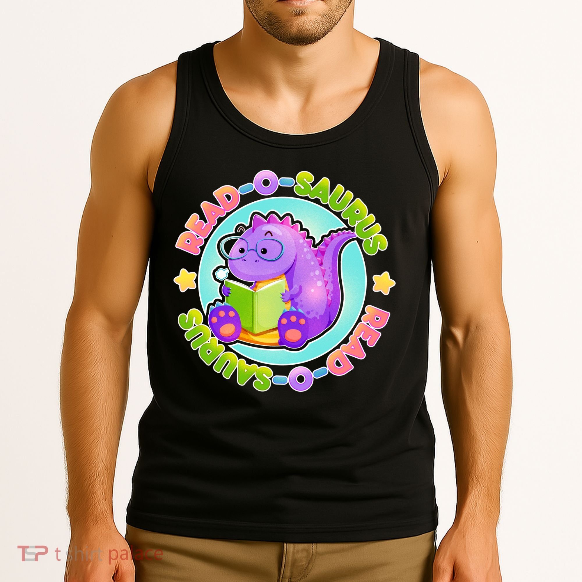 Read-O-Saurus Tank Top