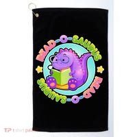 Read-O-Saurus Golf Towel thumb 0