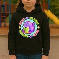 Read-O-Saurus Kids Hoodie thumb 3
