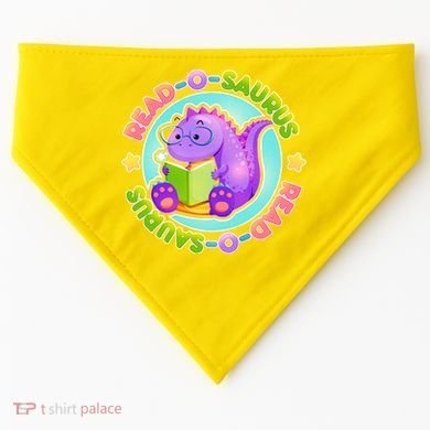 Read-O-Saurus USA-Made Doggie Bandana