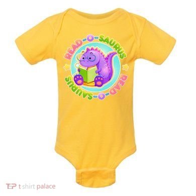 Read-O-Saurus Baby Bodysuit