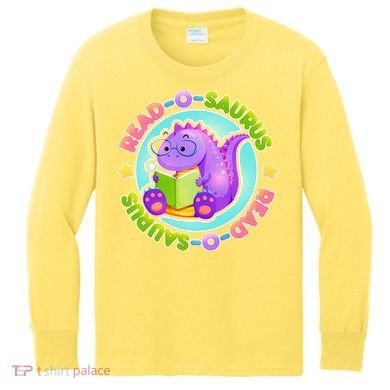 Read-O-Saurus Kids Long Sleeve Shirt