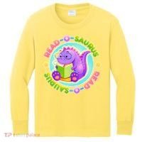 Read-O-Saurus Kids Long Sleeve Shirt thumb 0