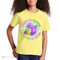 Read-O-Saurus Kids T-Shirt thumb 2