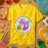 Read-O-Saurus Kids T-Shirt thumb 3