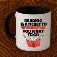 Reading Imagination Coffee Mug thumb 2