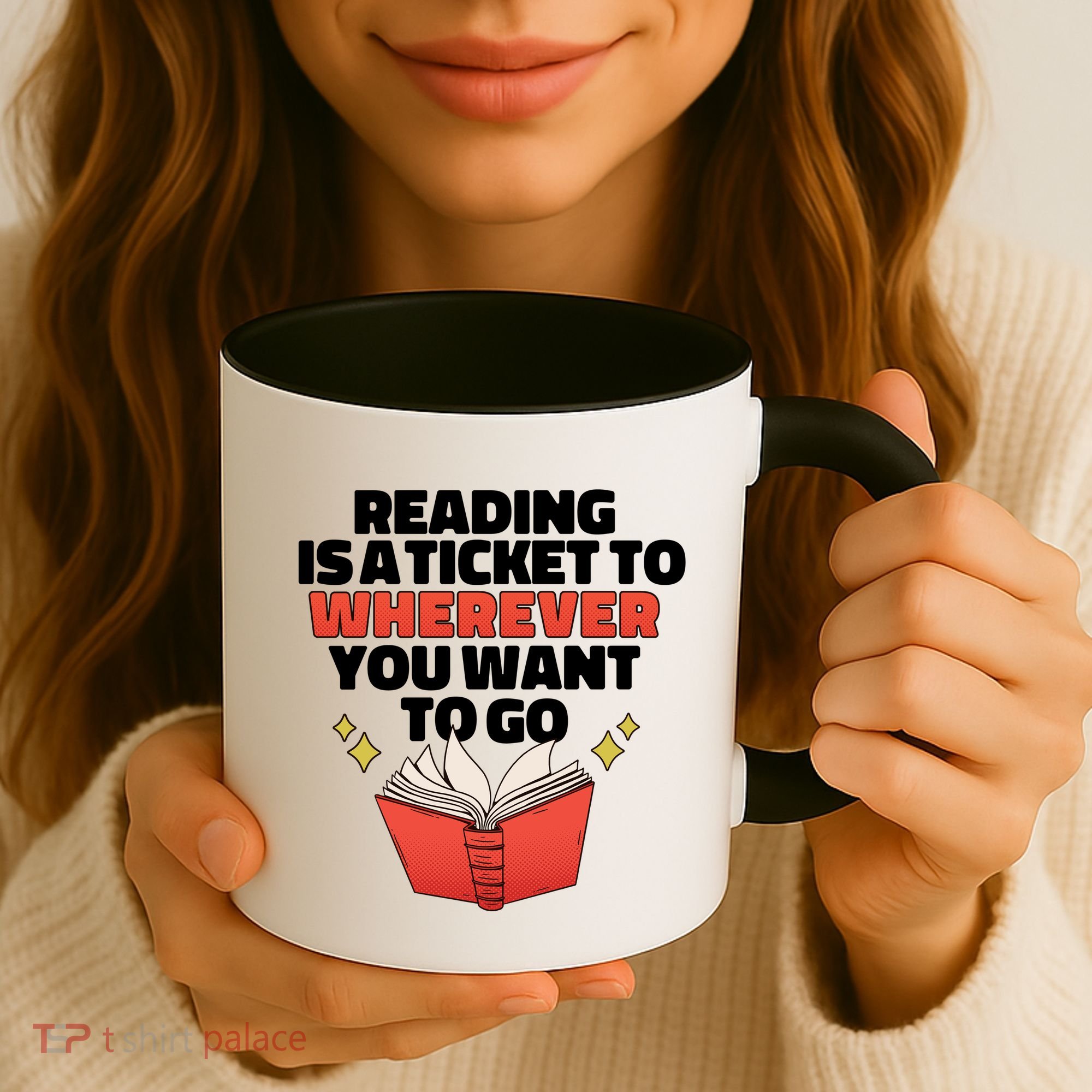 Reading Imagination Coffee Mug