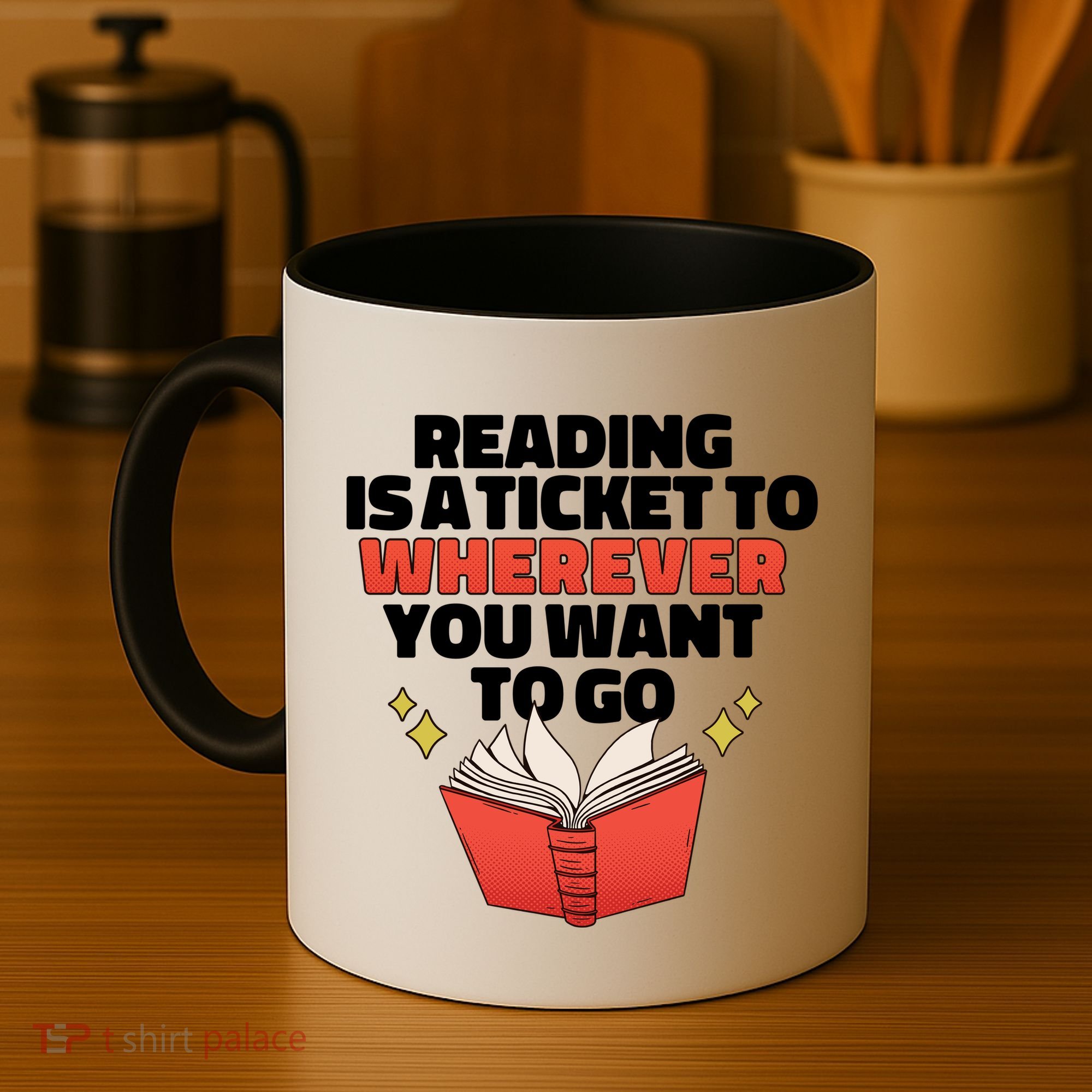 Reading Imagination Coffee Mug