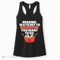 Reading Imagination Women's Tank Top thumb 0