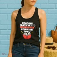 Reading Imagination Women's Tank Top thumb 2