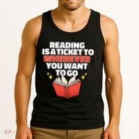 Reading Imagination Tank Top thumb 3