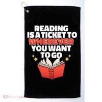 Reading Imagination Golf Towel thumb 0