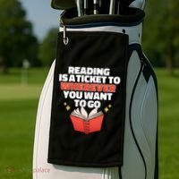 Reading Imagination Golf Towel thumb 2