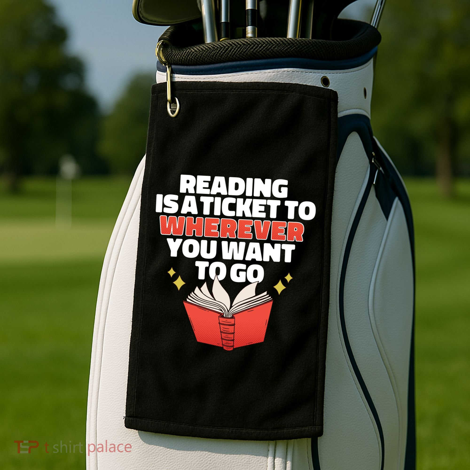 Reading Imagination Golf Towel