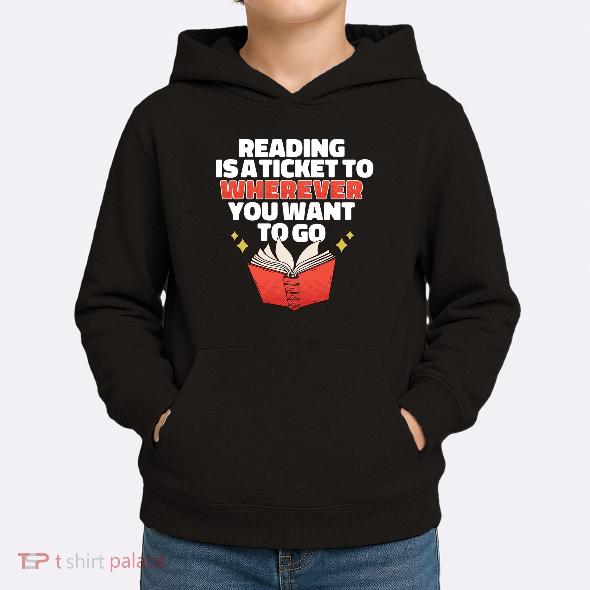 Reading Imagination Kids Hoodie