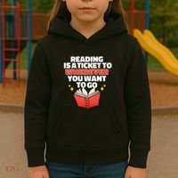 Reading Imagination Kids Hoodie thumb 3
