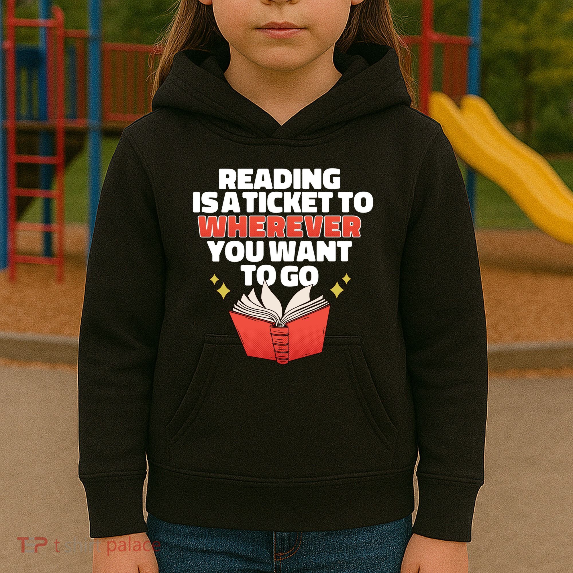 Reading Imagination Kids Hoodie
